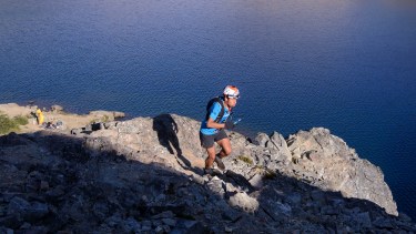 Santos Gabriel Rueda es el ganador indiscutido del ultra trail. Foto: Marcelo Martínez