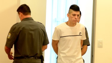 Alfredo Escobar, durante la última audiencia pública. (Archivo)