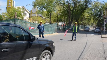 Marzo de 2020, inicio de remodelación de bulevar 9 de julio (archivo Mauro Pérez)