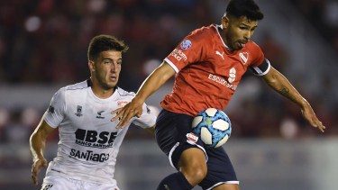 Silvio Romero marcó el último gol del Rojo y con este tanto volvió a ser el máximo artillero de la Superliga. (Foto/Télam)