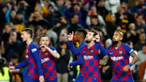 Messi devolvió al Barcelona a la cima de la Liga española