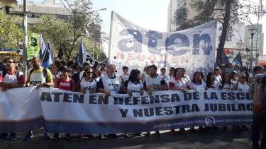 Hoy sin marchas por la pandemia, ATEN inicia un paro por 48 horas.  (Archivo Juan Thomes).-