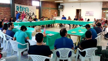El plenario se realizó en Zapala. Foto prensa ATEN provincial