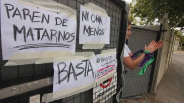 Reclamo por políticas contra los femicidios. Foto ilustrativa. Archivo Oscar Livera.-