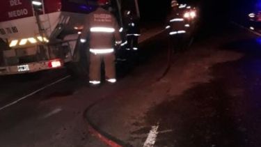 El hecho ocurrió en la ruta 151. Foto: gentileza. 