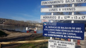 Cerraron el ingreso a la Isla 58