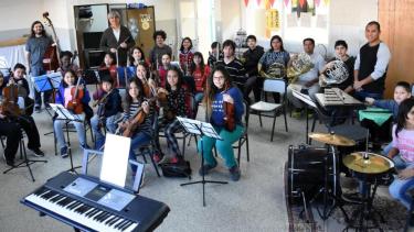 La Orquesta del Bicentenario funciona desde hace siete años. Foto: archivo