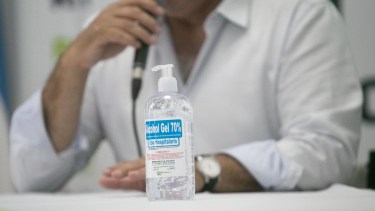 Profarse aumentó su producción de alcohol en gel . Foto: Pablo Leguizamon