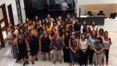 Trabajadoras judiciales de Río Negro difundieron un video por el "Día Internacional de la Mujer"