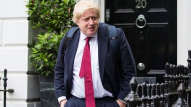 Boris Johnson presenta síntomas de Coronavirus desde hace más de diez días. Foto: agencias.-