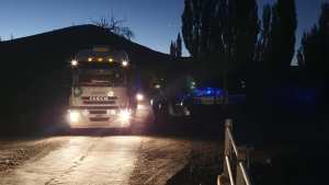 Mineros de Andacollo trasladan el corte a Chos Malal y la policía intentó  cercar el acceso