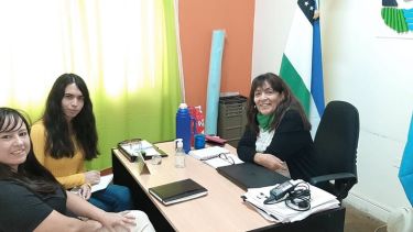 Referentes de ATTTA Cipolletti se reunieron con el municipio. Foto: gentileza. 