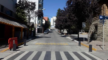 Los trabajos de demarcación de sendas peatonales y de calles comenzaron en febrero pasado.
(Foto de archivo de Alfredo Leiva)