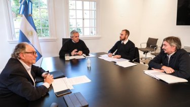 El Impuesto a las grandes fortunas contó con el aval del presidente Alberto Fernández. Foto archivo Télam. 