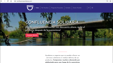 El sitio web pretende juntar ofertas para que emprendedores puedan vender en cuarentena. 