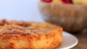 Torta de manzana invertida sin TACC