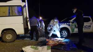 Detienen a tres hombres con  200 kilos de carne faenada clandestinamente