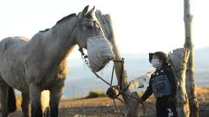 La primera salida de Joaco en Varvarco y un regalo sorpresa: el caballo Piñonero