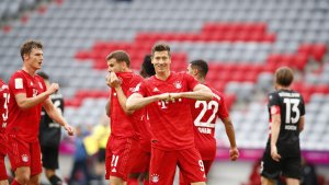 Bayern Munich goleó 5 a 0 y estiró su ventaja en la cima de la Bundesliga