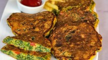 Imagen de Mini tortillas de verduras a la sartén sin freir