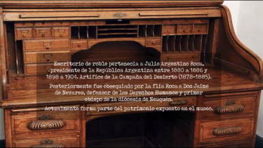 El escritorio que une dos historias diferentes. (Foto: Gentileza)