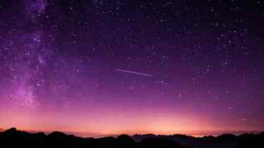 Eta acuaridas. La lluvia de estrellas de restos del cometa Halley se podrá ver esta semana. La foto es ilustrativa. 