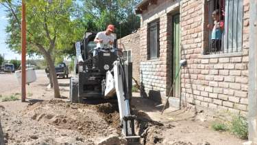 La red de gas beneficiará a 116 familias de Los Menucos (Foto: municipio de Los Menucos)