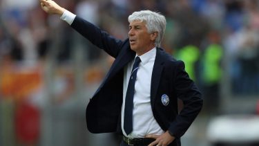 Gian Piero Gasperini, entrenador del Atalanta, que jugó la serie de octavos por la Champions con el Valencia. Para los especialistas, se trató del partido 0 de la pandemia.