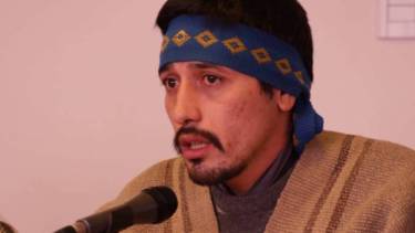 Jones Huala nació en Bariloche y fue condenado por un delito cometido en Chile.