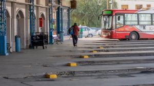 KoKo también adhirió a la protesta y se sumó al paro de colectivos