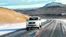 Imagen de Precaución extrema en las rutas 40 y 23 por la presencia de hielo