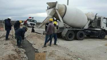 Los trabajos son realizados por una unión de empresas. Fotos: gentileza.