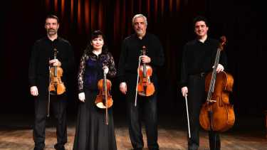 Cuarteto de Cuerdas de Fundación Cultural Patagonia, una agrupación prestigiosa que hace más de 20 años comparte su música en la zona.