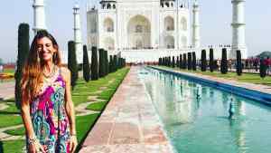 El increíble viaje de la artista roquense a la India que interrumpió el coronavirus