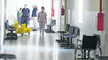 La jornada se llevó a cabo en el vacunatorio del hospital local. Foto Juan Thomes.