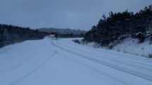 Imagen de Tránsito en ruta 40: tramos con nieve y hielo