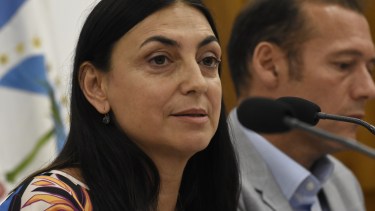La ministra de Salud, Andrea Peve. Foto: Florencia Salto