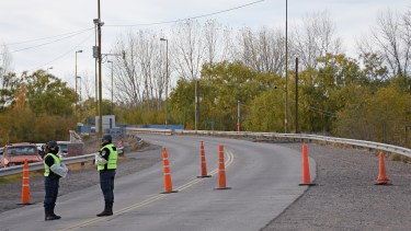 E control lo realizó personal de Seguridad Vial. 