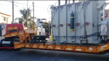 El transformador llegará este lunes a la ciudad y desde la CEB informaron que lo adquirieron para mejorar la calidad del servicio. (Gentileza)