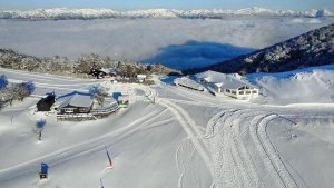 Esquiadores clandestinos en Cerro Bayo durante el fin de semana