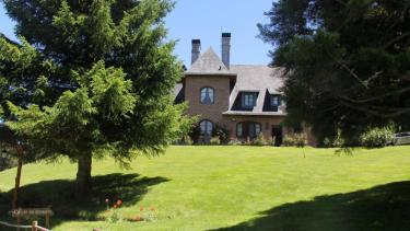 La fachada de El Messidor, la residencia donde pasará la noche la pareja presidencial. (Archivo Mariana Fernández).-