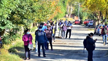 Loncopué es una de las localidades que tuvo transmisión por conglomerado del virus y hoy no registra casos activos. Foto gentileza.