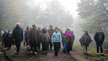 Integrantes de la comunidad Buenuleo irrumpieron el 10 de septiembre de 2019 en un lote que poseía Emilio Friedrich con el argumento de que se trataba de una recuperación de territorio mapuche. (Foto de archivo)