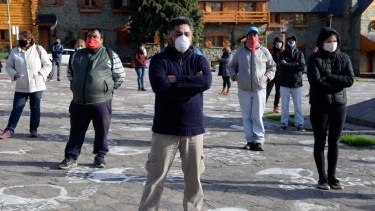 La primera movilización que hizo Uthgra para reclamar por los trabajadores temporarios. Foto: archivo