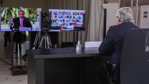 El Presidente se reunió con referentes parlamentarios de la oposición