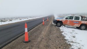 Rutas intransitables en Neuquén por nieve y hielo en la calzada