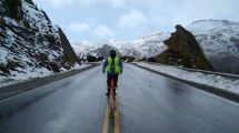 Imagen de Nieva en la zona alta de la ruta 40: piden extrema precaución al circular