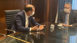 Gutiérrez se reunió con el ministro de Producción de Nación, Matías Kulfas