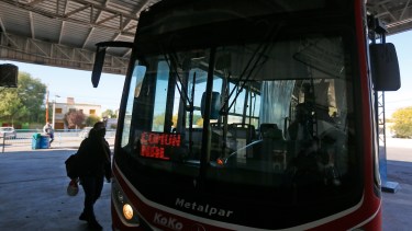 El servicio se presta con unidades alquiladas por el municipio. Foto gentileza 