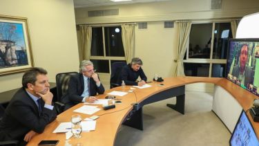 El presidente Alberto Fernández escuchó ayer a parlamentarios de la oposición. Foto: gentileza.-